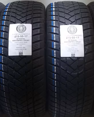 4 GOMME 215 55 17 GT RADIAL A68265