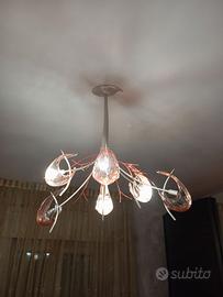 Set lampadario + 2 bachure