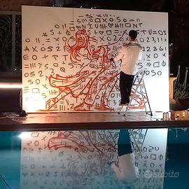 Street Art TANGO - Opera Unica su 3 Pannelli