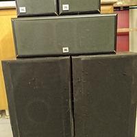  due  casse JBL tlx 500 + altre 3 casse 