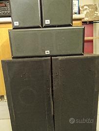  due  casse JBL tlx 500 + altre 3 casse 