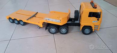 Camion Bruder MAN con Rimorchio Fliegl