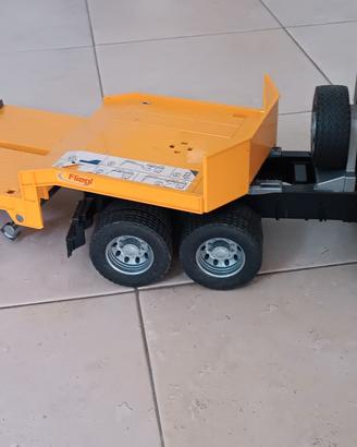 Camion Bruder MAN con Rimorchio Fliegl