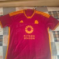 maglia AS Roma anno 2022 2023 con dedica