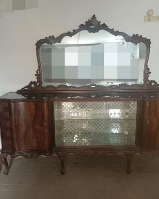 Mobile sala vintage con specchiera