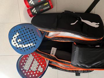 Borsa puma + 2 racchette padel+ sett palline