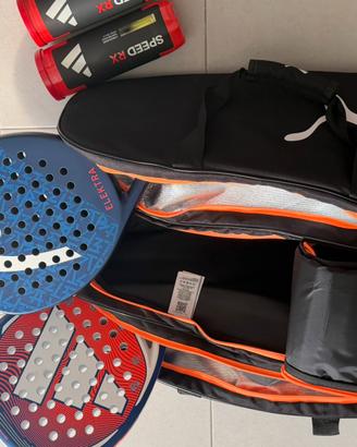 Borsa puma + 2 racchette padel+ sett palline