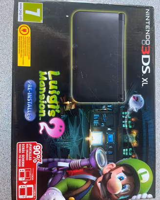 Nintendo 3DS XL nero completo