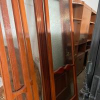 Porte in legno, legno e vetro