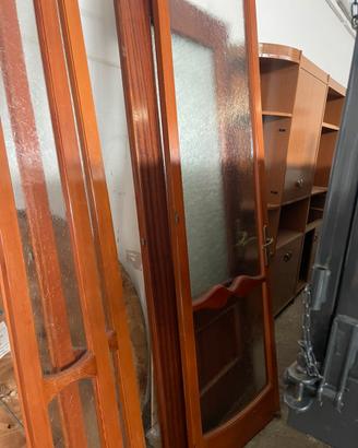 Porte in legno, legno e vetro