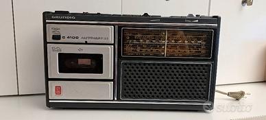 radio GRUNDIG d'epoca mangianastri