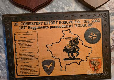 Crest Paracadutisti Folgore Kosovo 