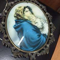 Quadro luminoso Madonna con Bambino