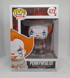 Funko POP Pennywise With Boat 472 Movies Figure IT