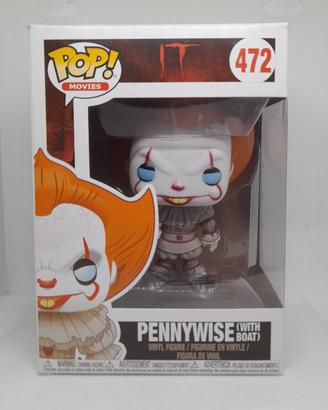 Funko POP Pennywise With Boat 472 Movies Figure IT