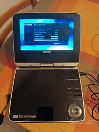 LETTORE DVD PORTATILE PHILIPS VINTAGE FUNZIONANTE