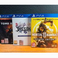 Lotto Videogiochi/Steelbook PlayStation PS4