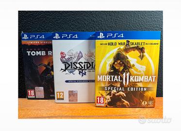 Lotto Videogiochi/Steelbook PlayStation PS4