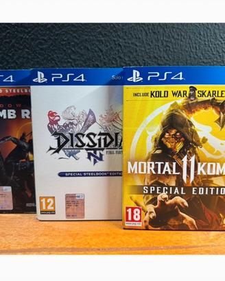 Lotto Videogiochi/Steelbook PlayStation PS4