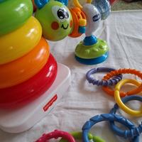 Sonaglino musicale Chicco e piramide Fischer price