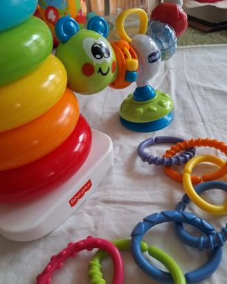 Lotto giochini prima infanzia.....6 pz.