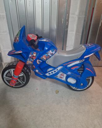 moto giocattolo marvel