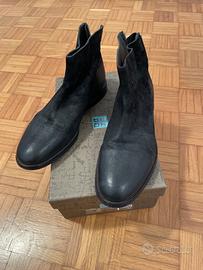 Stivaletto nero in pelle moma 43