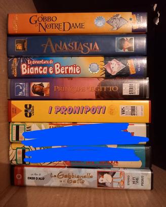 cartoni vhs cassette disney
