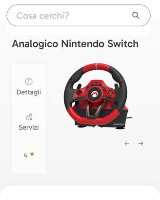 Volante hory  mario kart Nintendo switch