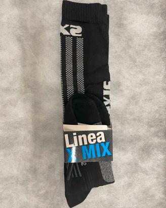 SIX2 X-MIX calze tecniche 39/42 NUOVE nere