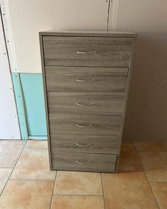 Cassettiera in legno