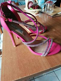Sandali eleganti fucsia Carla Côte
