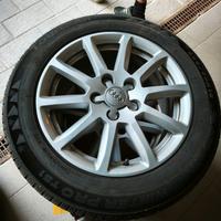 CERCHI ORIGINALI AUDI + PNEUMATICI INV.205 60 R16