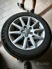 CERCHI ORIGINALI AUDI + PNEUMATICI INV.205 60 R16