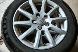 CERCHI ORIGINALI AUDI + PNEUMATICI INV.205 60 R16