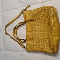 BORSA IN PELLE color senape