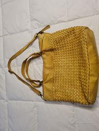 BORSA IN PELLE color senape