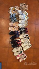 Scarpe bambina vari modelli e numeri