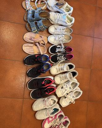 Scarpe bambina vari modelli e numeri