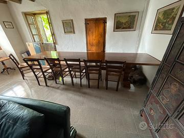 Tavolo massello noce