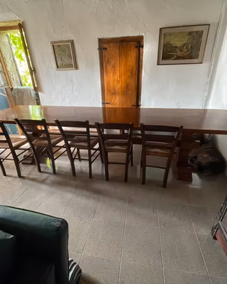 Tavolo massello noce