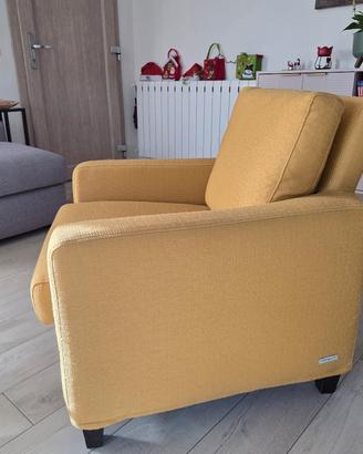 Poltrona Poltrone&sofa gialla