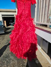 Abito da sposa in georgette.