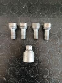 Kit bulloni antifurto viti ruota VW Audi Seat Skod