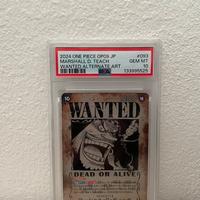 Marshall D. Teach op09-093 wanted  PSA10 jap