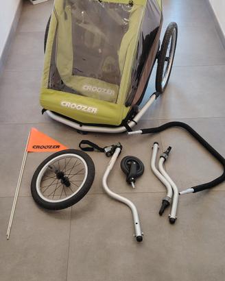 Croozer kid for2 rimorchio bici