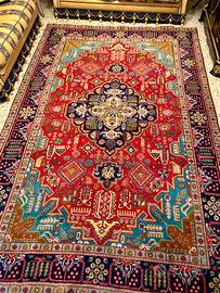 Splendido Tappeto persiano Tabriz agigialili