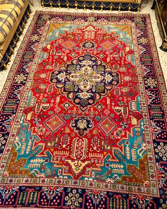 Splendido Tappeto persiano Tabriz agigialili