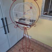 gabbia con treppiede.