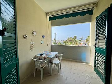 Trilocale climatizzato con doppio balcone